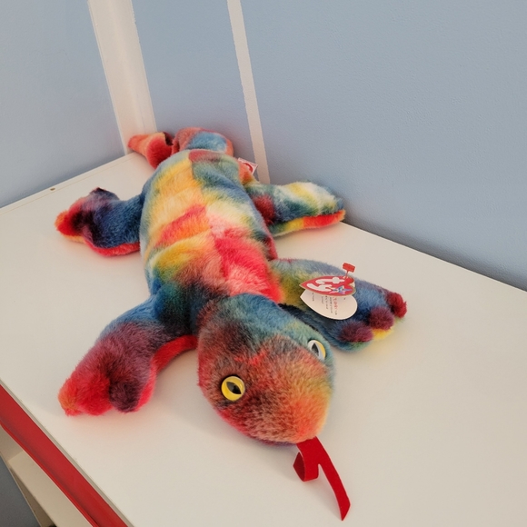 Lizzy the Beanie Baby Lizard 1999 TY Beanie Buddies Collection - Picture 11 of 11